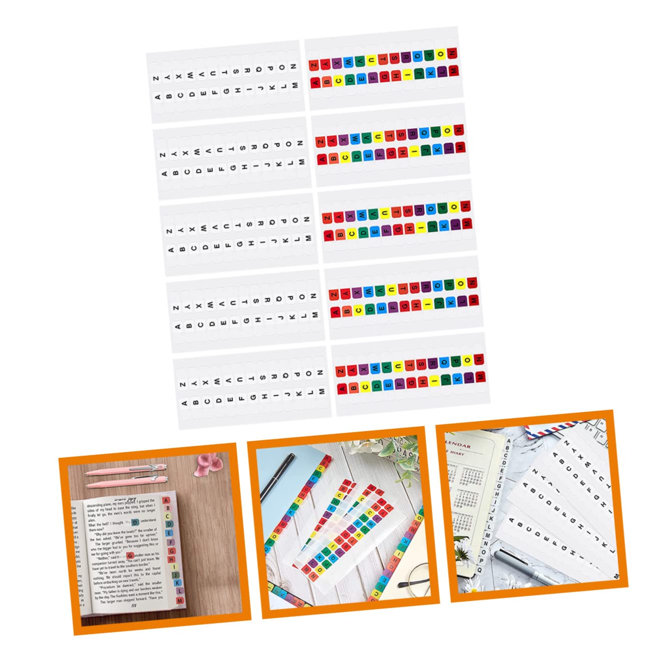 Amazon | AOKWAWALIY 30枚 インデックスステッカー 付箋メモパッド a